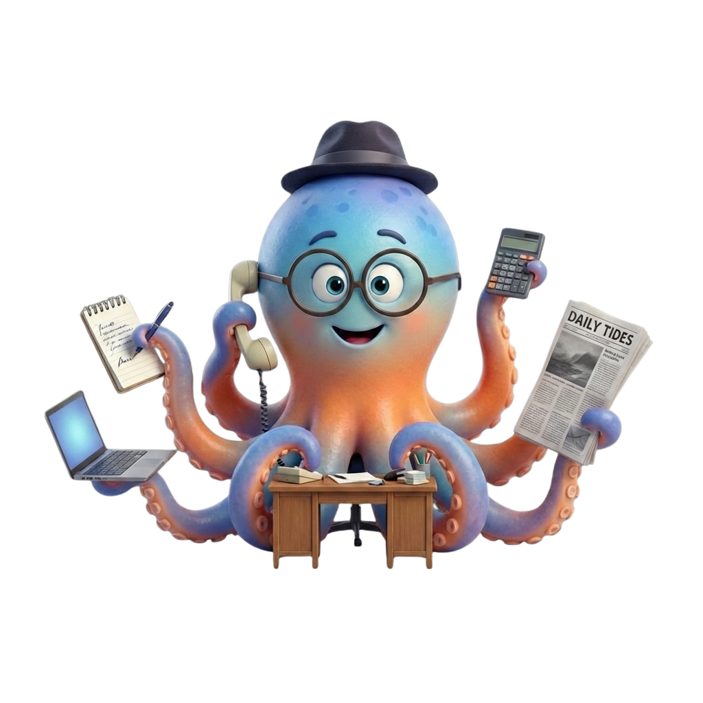 AI Multitasking Mascot